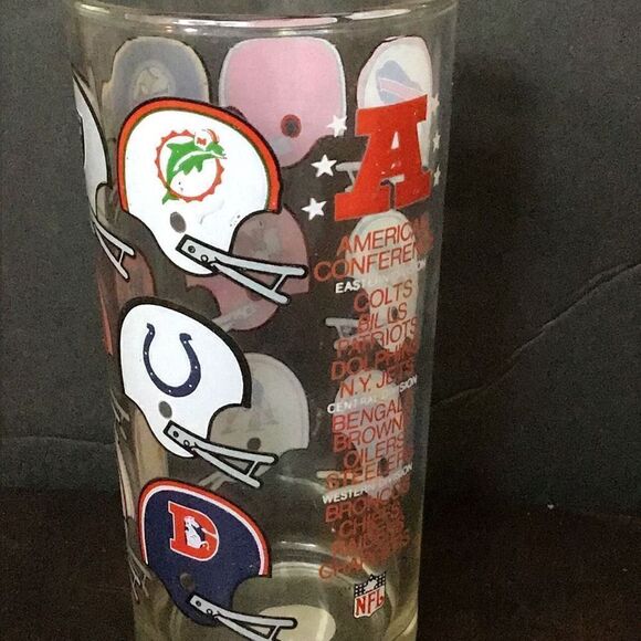 Vintage American League NFL teams glass￼ - Picture 6 of 8